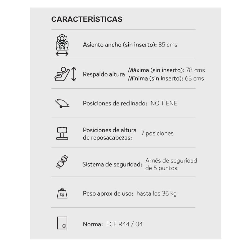 SILLA CARRO BEBÉ THUNDER GRIS PRIORI