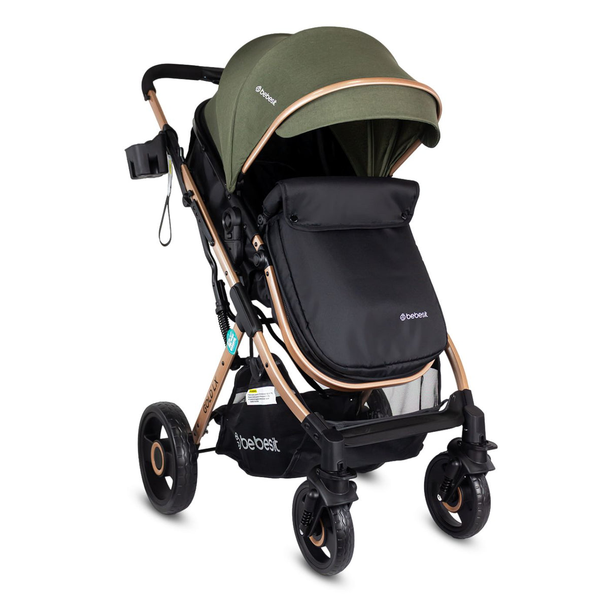 COCHE GOLD LX QB321 - VERDE BEBESIT