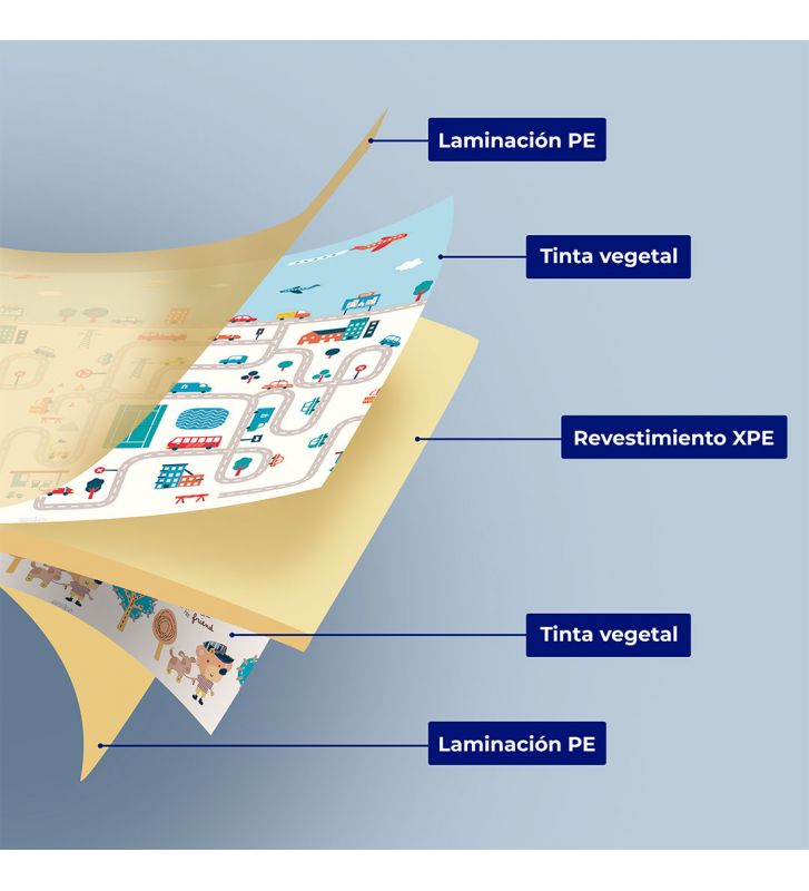 ALFOMBRA DE JUEGOS PLEGABLE 20338 ASALVO