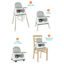 SILLA COMEDOR ZOE HAPPY BABY GRIS-