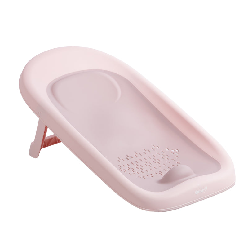 BAÑERA PLEGABLE CON SOPORTE EB824 ROSADA EBABY -