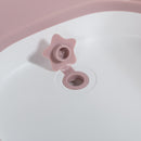 BAÑERA PLEGABLE CON SOPORTE EB824 ROSADA EBABY -