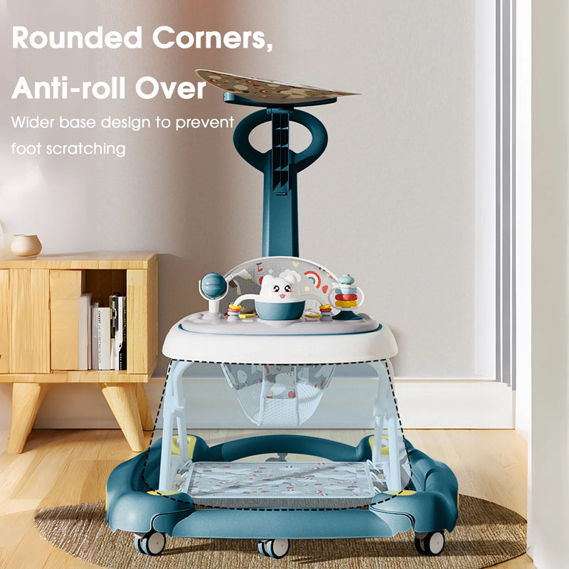 CAMINADOR PARA BEBÉ MULTIFUNCIONAL CON TECHO Y JUEGOS MUSICALES Y-W405C MUNBE