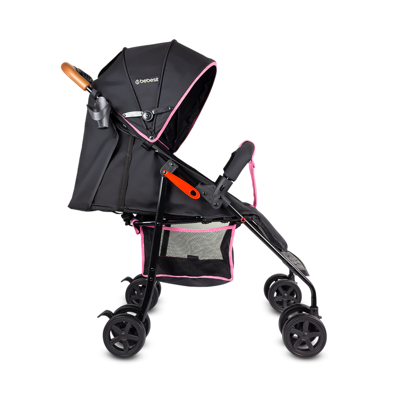 COCHE PASEADOR BUGGY 102A- ROSADO BEBESIT