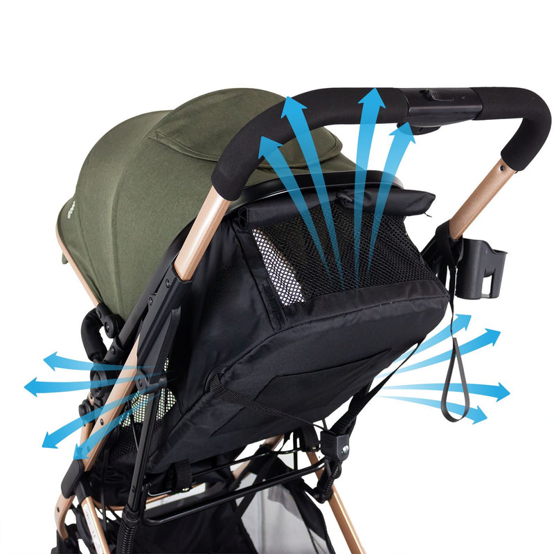 COCHE TRAVEL SYSTEM GOLD LX TS619 BEBESIT VERDE-