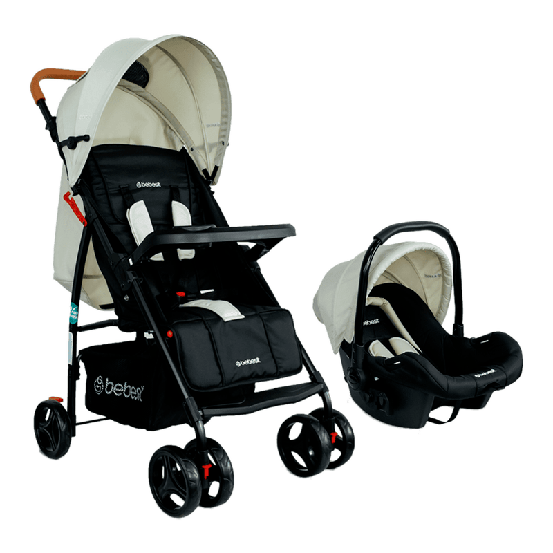 COCHE TRAVEL SYSTEM SUMMER JC2019 BEIGE BEBESIT