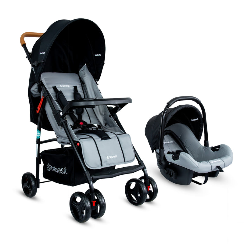 COCHE TRAVEL SYSTEM SUMMER JC2019GY NEGRO BEBESIT