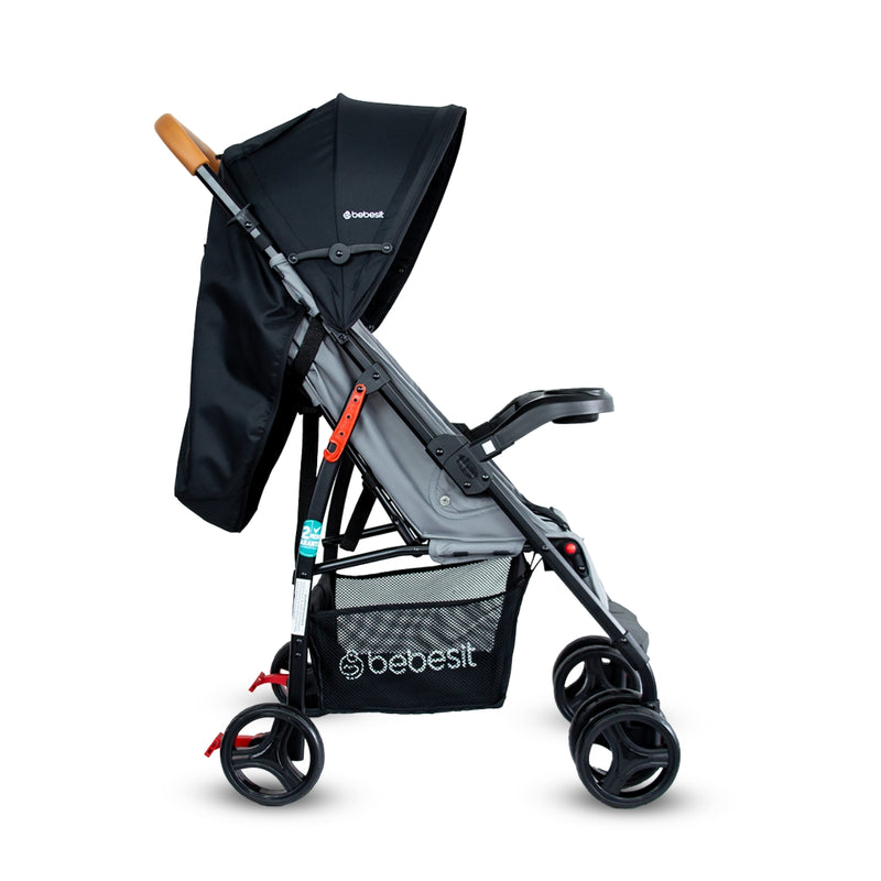 COCHE TRAVEL SYSTEM SUMMER JC2019GY NEGRO BEBESIT