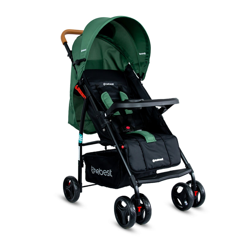 COCHE TRAVEL SYSTEM SUMMER JC2019G VERDE BEBESIT