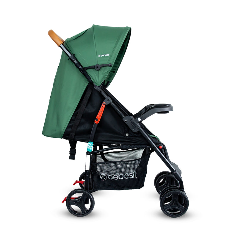 COCHE TRAVEL SYSTEM SUMMER JC2019G VERDE BEBESIT