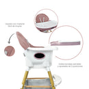 SILLA COMEDOR BEBÉ 2 EN 1 ROCK HAPPY BABY ROSADA