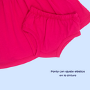 VESTIDO BORDADO FLORES 3046 CRECIENDO BABY