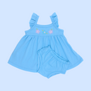 VESTIDO BORDADO FLORES 3046 CRECIENDO BABY