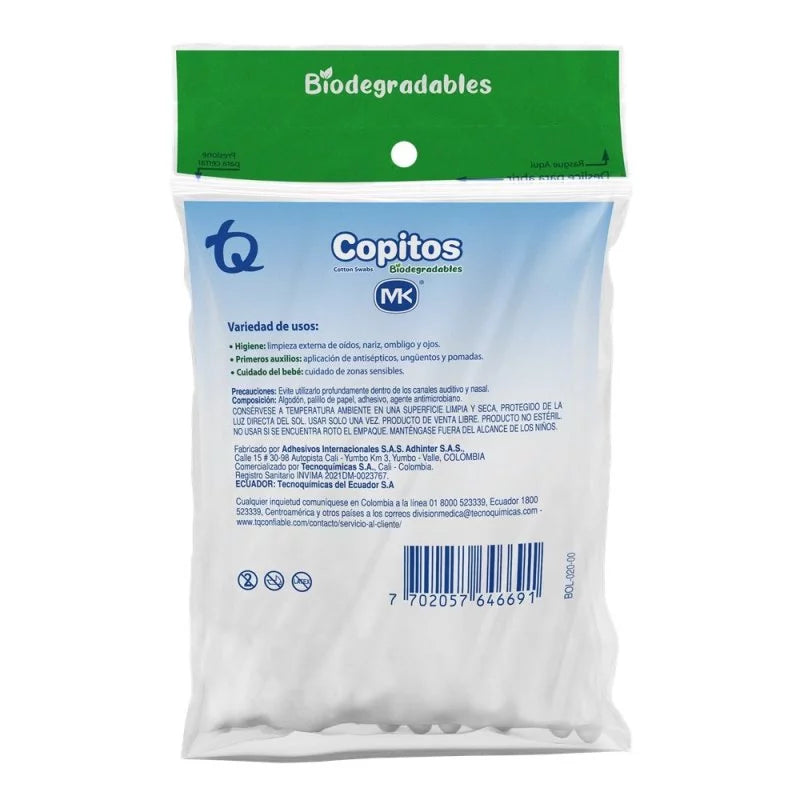 COPITOS BIODEGRADABLES X60 MK - Main Image
