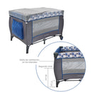 CORRAL ESTÁNDAR NIZA AZUL HAPPY BABY