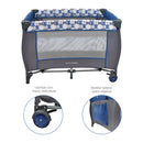 CORRAL ESTÁNDAR NIZA AZUL HAPPY BABY