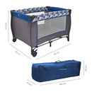 CORRAL ESTÁNDAR NIZA AZUL HAPPY BABY