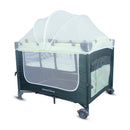 CUNA CORRAL SLEEP ZK005 3 EN 1: COLECHO, CUNA Y CORRAL PARA BEBÉS DE 0 A 3 AÑOS- AZUL-