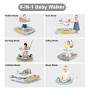 CAMINADOR PARA BEBÉ MULTIFUNCIONAL CON TECHO Y JUEGOS MUSICALES Y-W405C MUNBE GRIS