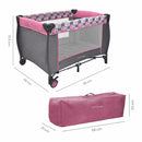 CORRAL ESTÁNDAR NIZA HAPPY BABY - ROSADO