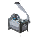 CUNA COLECHO DACORA EB750-1 ONE HAND EBABY GRIS - AZUL