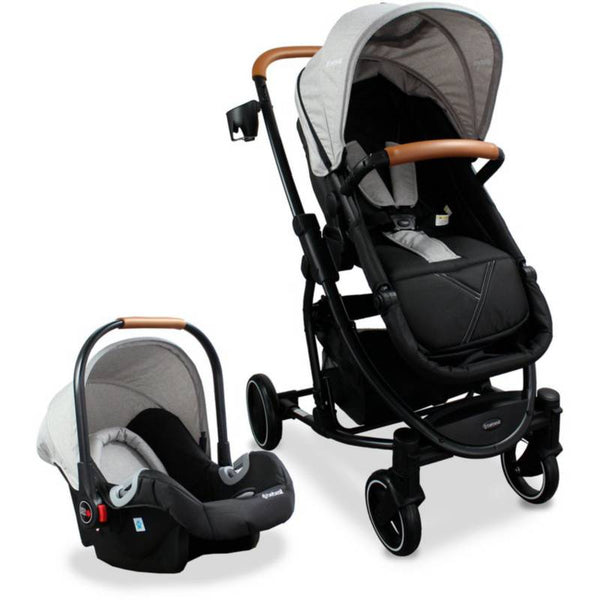 COCHE TRAVEL SYSTEM PRIMA SL461A BEBESIT GRIS-