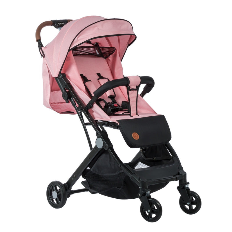 COCHE PASEADOR MALETA COMPACT EB195 ROSADO EBABY
