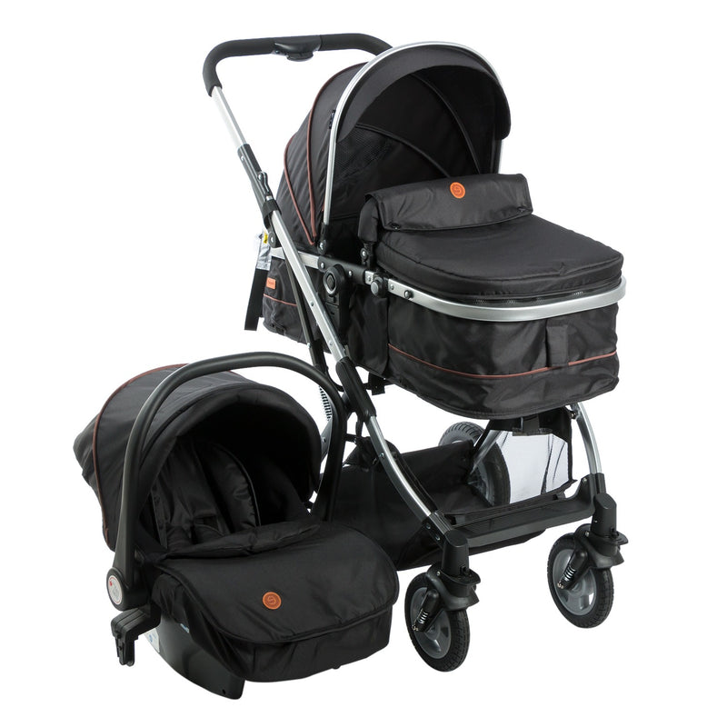 COCHE TRAVEL SYSTEM RONDA PLUS EB132 NEGRO EBABY