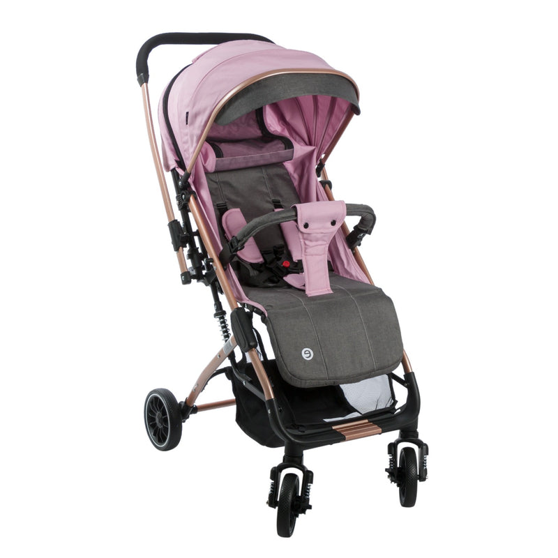 COCHE MALETA TURIN EB137 ROSADO EBABY