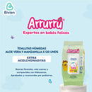 TOALLITAS HÚMEDAS ALOE VERA X120 0237 ARRURRÚ
