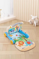 GIMNASIO PIANO ANDADERA 2 EN 1 HE0637 AZUL BABY KAYS
