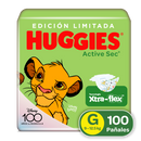 PAÑALES HUGGIES ACTIVE SEC ETAPA 3 X100 UND
