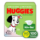 PAÑALES HUGGIES ACTIVE SEC ETAPA 4 X100 UND