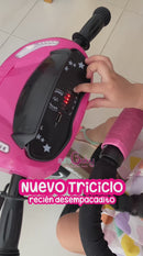 TRICICLO RECLINABLE DERIO EB365 EBABY NEGRO