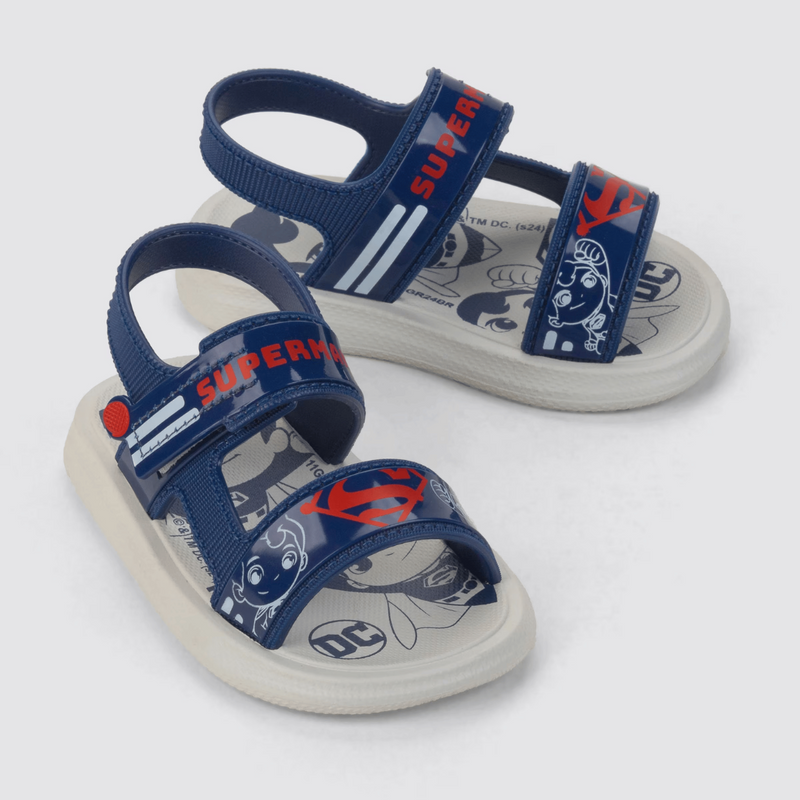 SANDALIA NIÑO LIGA DE LA JUSTICIA SUPERMAN IPANEMA