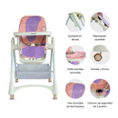 SILLA COMEDOR AQUARELLA YY31X ROSADO BEBESIT