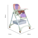 SILLA COMEDOR AQUARELLA YY31X ROSADO BEBESIT