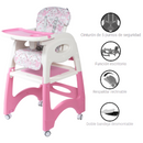 SILLA DE COMER LARA - EB645-1  ROSADO OVEJITAS EBABY