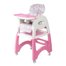 SILLA DE COMER LARA - EB645-1  ROSADO OVEJITAS EBABY