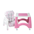 SILLA DE COMER LARA - EB645-1  ROSADO OVEJITAS EBABY