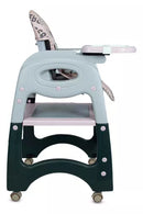 SILLA COMEDOR ESCRITORIO DUO DESK YY71 BEBESIT ROSADO