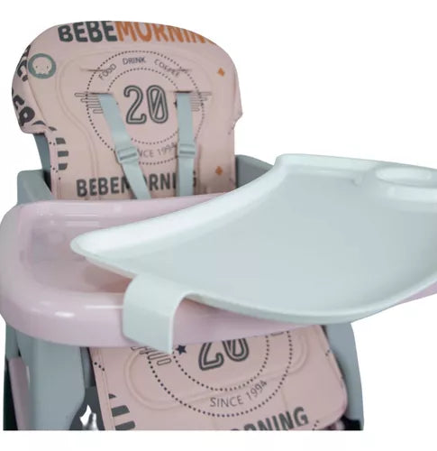 SILLA COMEDOR ESCRITORIO DUO DESK BOY YY71 BEBESIT ROSADO