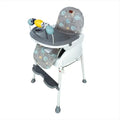 SILLA DE COMER 4 EN 1 SHINE EB634 GRIS SAFARI EBABY