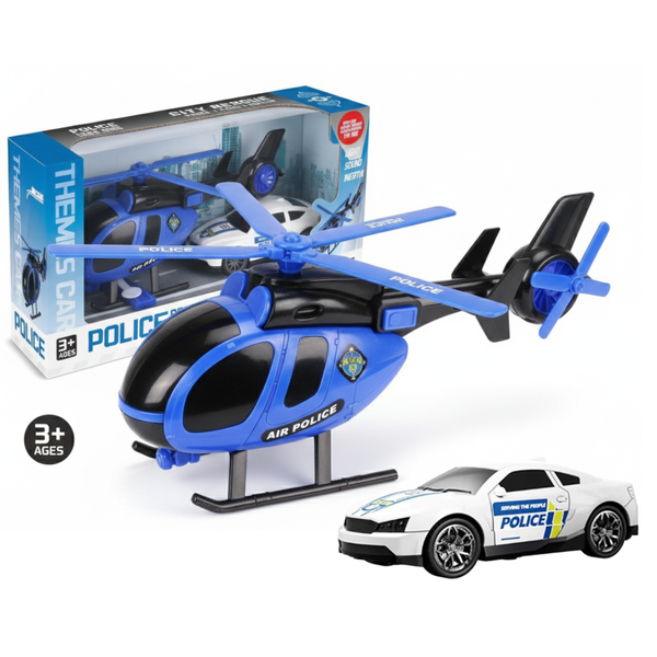 CARRO+HELICOPTERO POLICIA WY620A STB