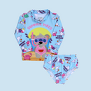 VESTIDO DE BAÑO NIÑA  BALÓN 3901 MI PUPA