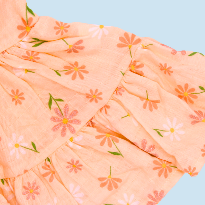 VESTIDO LINO ESTAMPADO 3001 CRECIENDO BABY