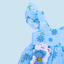 VESTIDO LINO ESTAMPADO 3001 CRECIENDO BABY