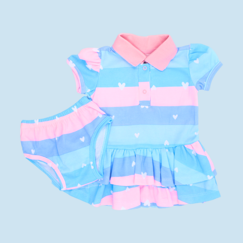 VESTIDO POLO CORAZON 3023 CRECIENDO BABY