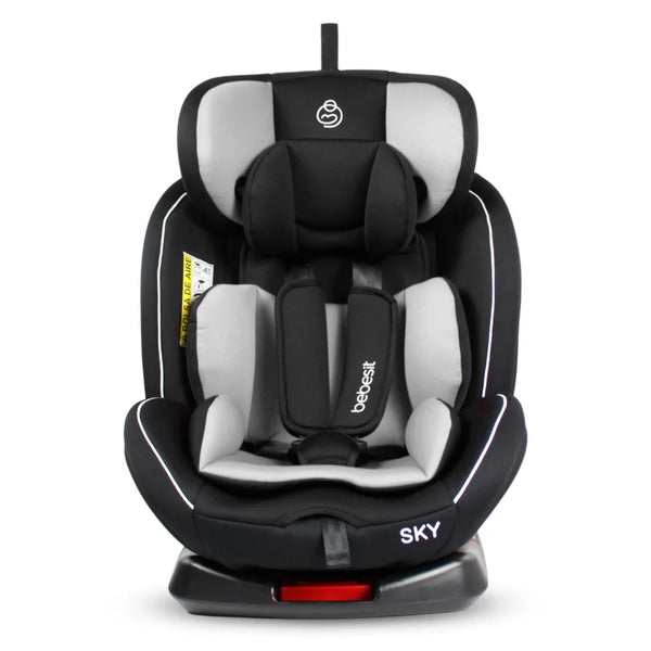 SILLA AUTO SKY 360 ISOFIX YC06 BEBESIT GRIS -