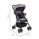 COCHE COMPACTO MALETA BIT JC207 - GRIS BEBESIT